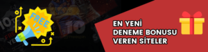 Yatırımsız bonus veren yeni siteler