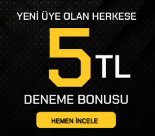100 TL yap Çek Deneme Bonusu Yatırımsız