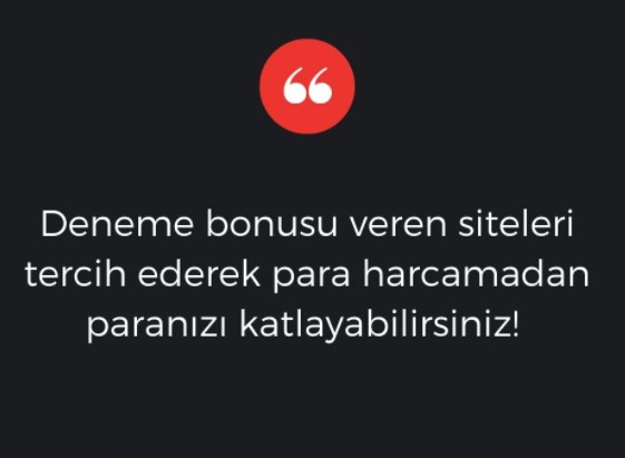 2022 Deneme Bonusu Yatırımsız Çekim