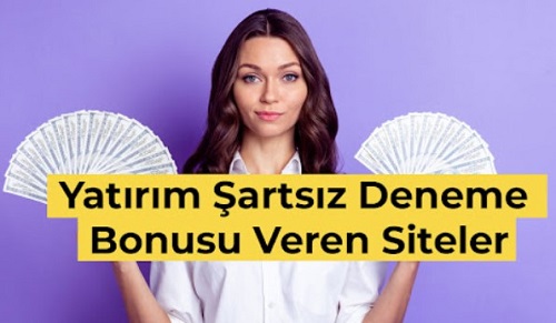 Yatırım şartsız kayıt bonusu