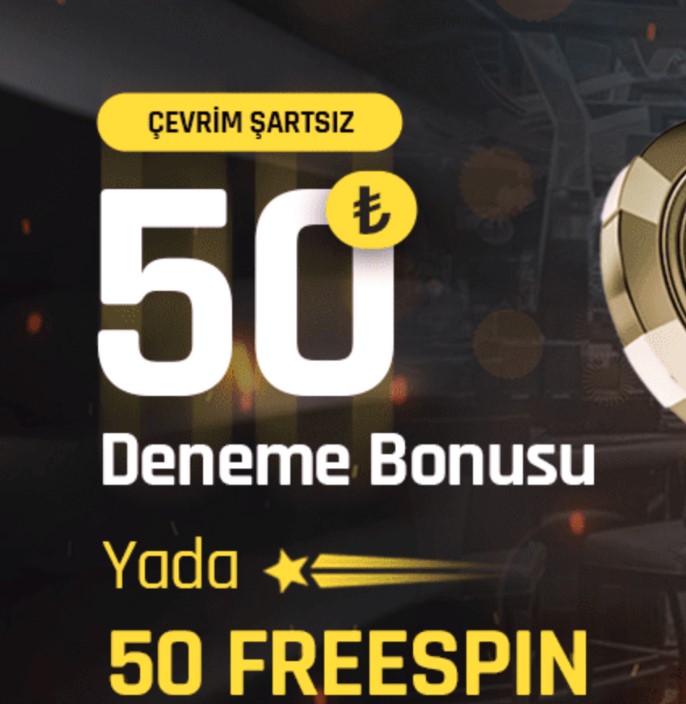 50 TL Deneme Bonusu Veren Siteler 2023