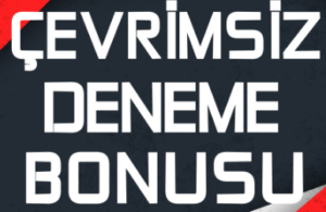 Çevrimsiz Deneme Bonusu 2024